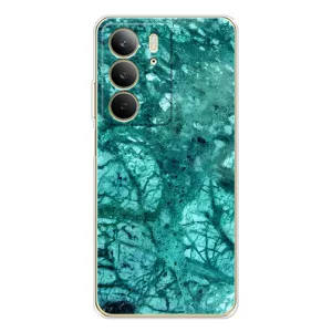 Мраморний чехол на Realme C73 5G (VPrint) (Зелений мрамор)