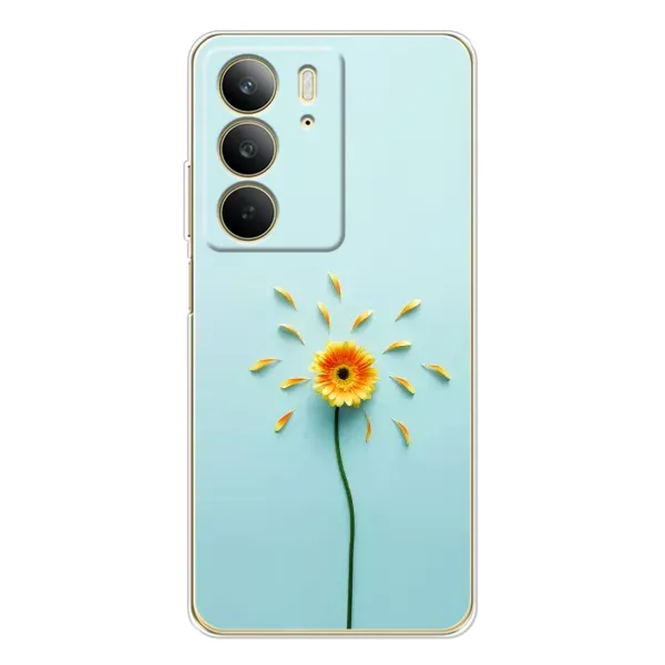 Чохол з принтом «Жовта квітка» для Realme C73 5G