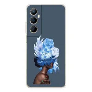 Чехлы (ART) Цветы на Realme C75 (VPrint) (Квіти на голові)