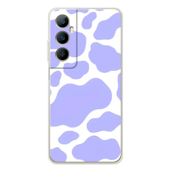 Чехол с принтом «Фиолетова Буренка» для Realme C75