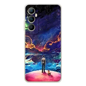 Космічні Чохли для Реалмі С75 (VPrint) (Вид Галактики)