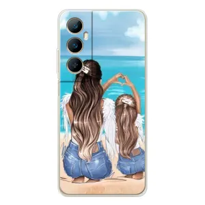 Чохол з друком для Realme C75 - (Мама з дитинкою) (AlphaPrint) (Мама з донькою)