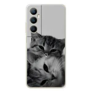 Чохол з малюнком кіт на Realme C75 (Пара котів)