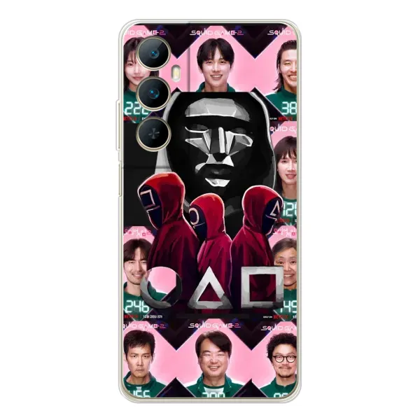 Чехол с принтом «Участники Игра кальмара» для Realme C75