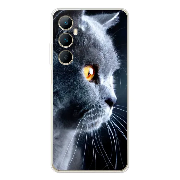 Чехол с принтом «Серый Кот» для Realme C75