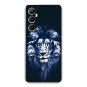 Чохол з картинкою ЛЕВ для Realme C75 (VPrint) (Синій Лев)