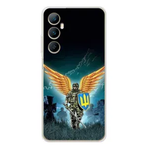 Чехлы с картинкой ЗСУ для Realme C75 (AlphaPrint) (Солдат ЗСУ)