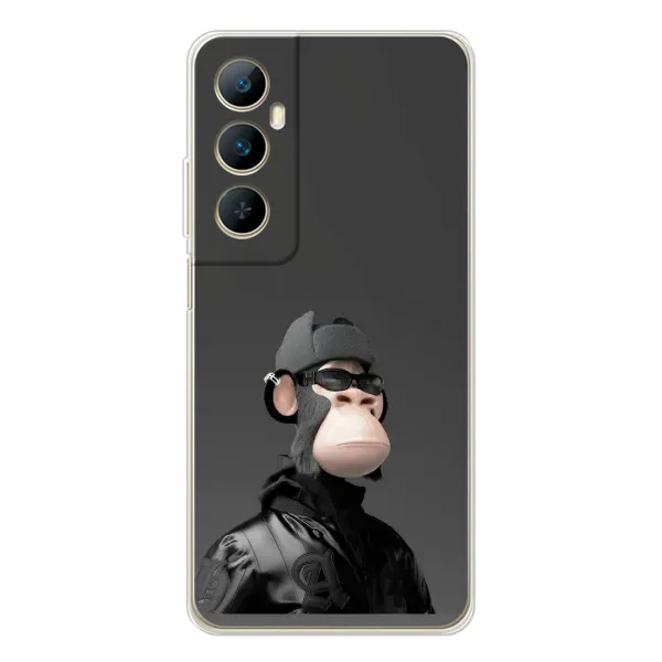 Чехол с принтом «стильная обезьяна NFT» для Realme C75
