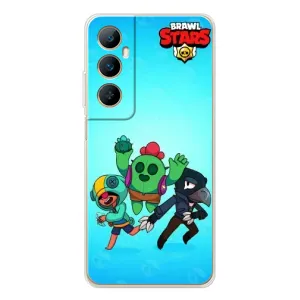 Чехлы Brawl Stars для Realme C75 (AlphaPrint) (Тріо героїв)