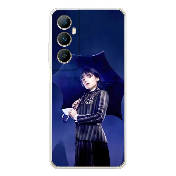 Чохол з принтом «Венздей з парасолькою» для Realme C75 Чохол з принтом «Венздей з парасолькою» для Realme C75