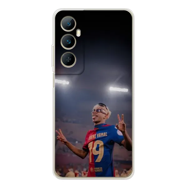 Чехол с принтом «Ямаль на стадионе» для Realme C75