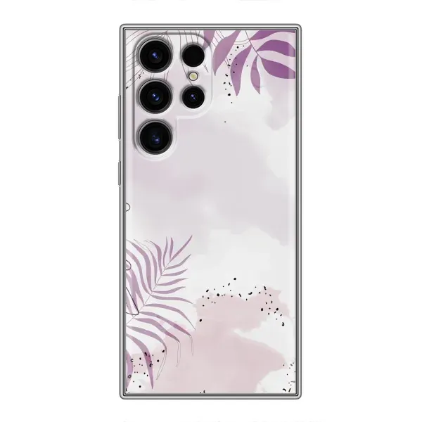 Чехол с принтом «Фиолетовые листья» для RealMe C75x Чехол с принтом «Фиолетовые листья» для RealMe C75x