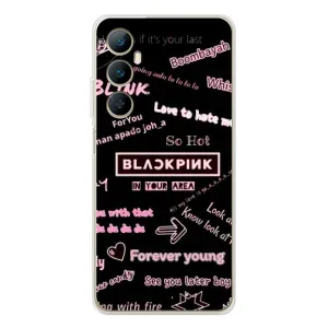 Чехол с музыкальной группой для Realme C76 (BLACKPINK)