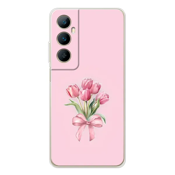 Чохол з принтом «Букет квітів» для Realme C76