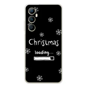 Рождественские, Праздничные Чехлы для Реалми С76 (Christmas loading)