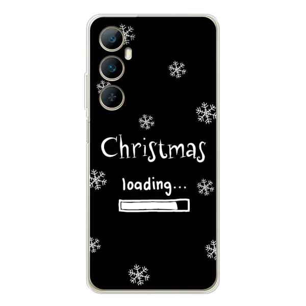 Чехол с принтом «Christmas loading» для Realme C76