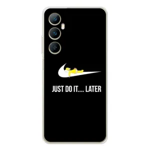 Чехол с Симпсонами для Realme C76 (VPrint) (Гомер Later)