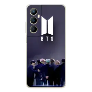 Чехлы BTS для Realme C76 (AlphaPrint) (Группа BTS)