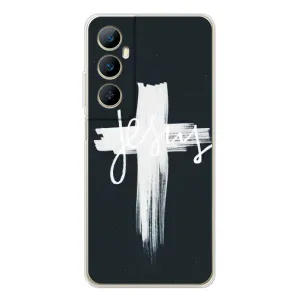 Чехол для Realme C76 (AlphaPrint) - (Христианские) (Иисус)