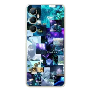 Чехлы с фильма АВАТАР для Realme C76 (AlphaPrint) (коллаж Аватар)
