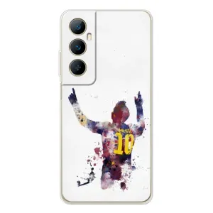 Чехлы Месси для Realme C76 (AlphaPrint) (Messi Barca)