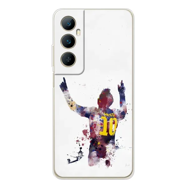 Чехол с принтом «Messi Barca» для Realme C76