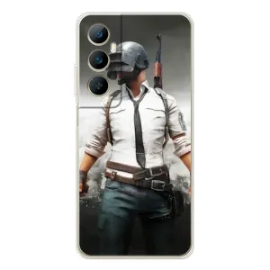 Чехол PUBG для Реалми С76 (AlphaPrint) (Пабг мен)