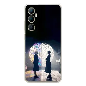 Чехлы Венсдей на Realme C76 Уэнсдей (AlphaPrint) (Уэнздей и Инид)
