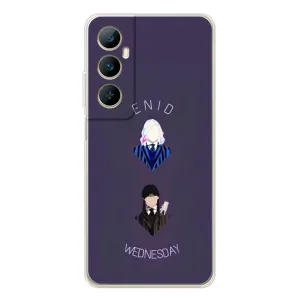 Чехлы Венсдей на Realme C76 Уэнсдей (AlphaPrint) (Уэнздей и подруга)