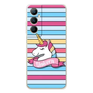 Чехол для Реалми С76 - (Единорожки - Новинки) (AlphaPrint) (Unicorn)