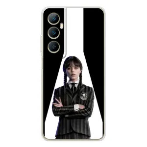 Чехлы Венсдей на Realme C76 Уэнсдей (AlphaPrint) (W-Wednesday)