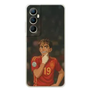Чохол з футболістом Ламін Ямаль Realme C76 (Ямаль аніме)