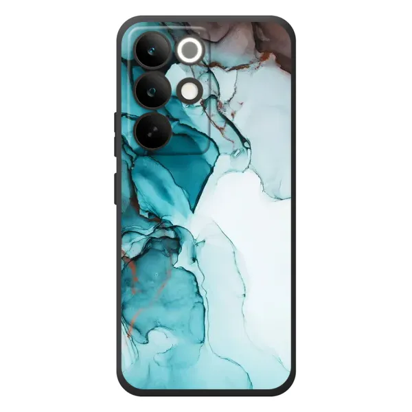 Чехол с принтом «Бирюзовый мрамор» для Realme C85 Pro Чехол с принтом «Бирюзовый мрамор» для Realme C85 Pro