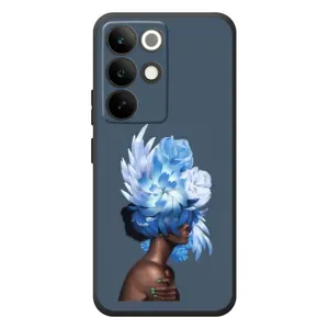 Чехлы (ART) Цветы на RealMe C85 Pro (VPrint) (Цветы на голове)