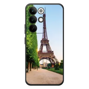 Чехол Эйфелева Башня для RealMe C85 Pro - (AlphaPrint) (Дорога в Париж)