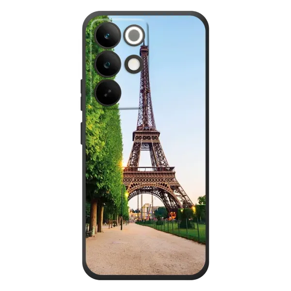 Чехол с принтом «Дорога в Париж» для Realme C85 Pro