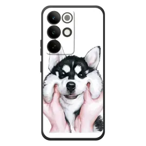 Чехлы с собаками для RealMe C85 Pro (VPrint) (Довольный Хаски)