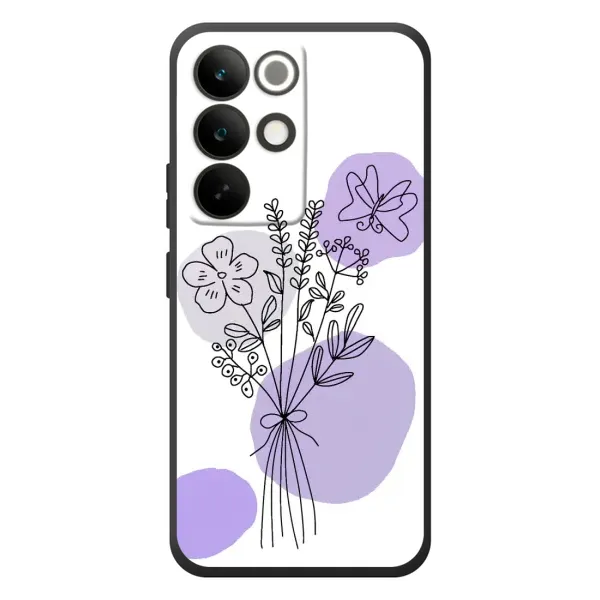 Чехол с принтом «Букет фиолетовая абстракция» для Realme C85 Pro Чехол с принтом «Букет фиолетовая абстракция» для Realme C85 Pro