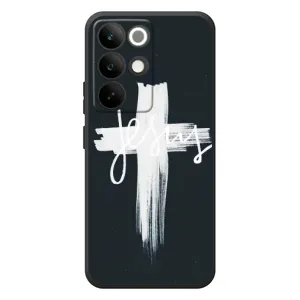 Чехол для RealMe C85 Pro (AlphaPrint) - (Христианские) (Иисус)