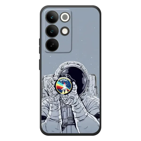 Чохол з принтом «Космонавт фото» для Realme C85 Pro