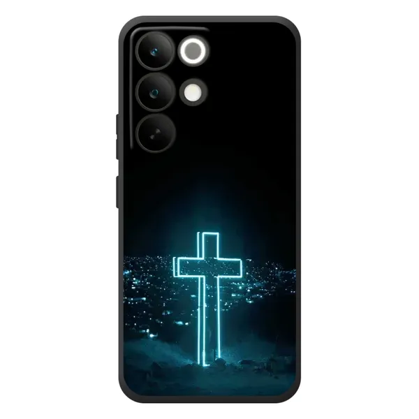 Чохол з принтом «Хрест і місто» для Realme C85 Pro