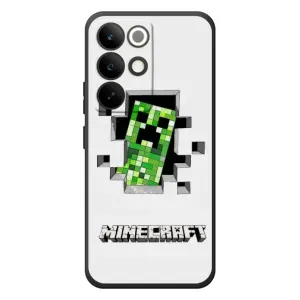 Чехол Майнкрафт на RealMe C85 Pro (AlphaPrint) Minecraft (крипер Майнкрафт)