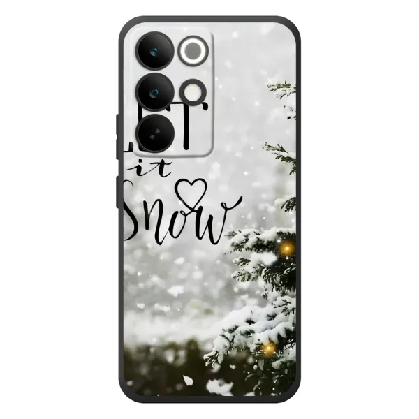 Чехол с принтом «Let it snow» для Realme C85 Pro