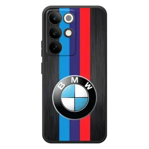 Чехол для Реалми С85 Про - с принтом БМВ (AlphaPrint) (Лого BMW)