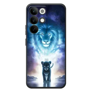 Чехол со Львом для RealMe C85 Pro (VPrint) (Маленький лев)