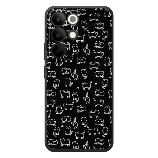Чехол с принтом «Меленькие котики» для Realme C85 Pro