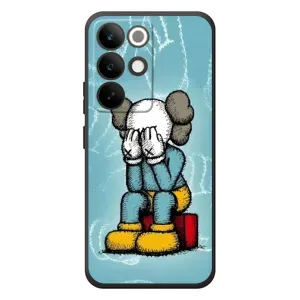 Чехлы для RealMe C85 Pro - Bearbrick Louis Vuitton (PREMIUMPrint) (Плач Bearbrick)
