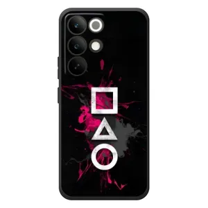 Чехол Гра в кальмара для RealMe C85 Pro (Символы Игра кальмара)