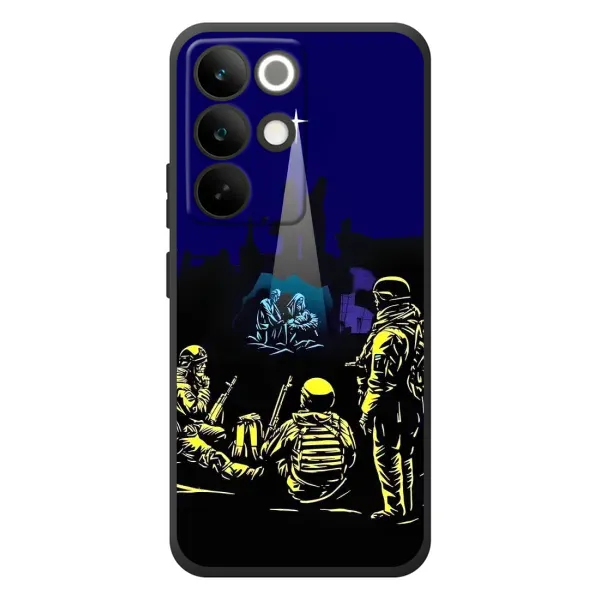Чехол с принтом «Рождество в Украине» для Realme C85 Pro