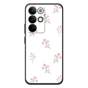 Чехол с розовым рисунком для RealMe C85 Pro
